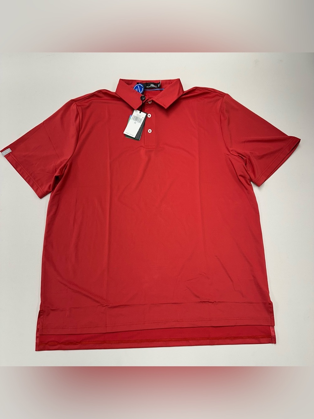 RLX Ralph Lauren Classic Fit Performance Polo Shirt Men's XL Red Golf Wicking